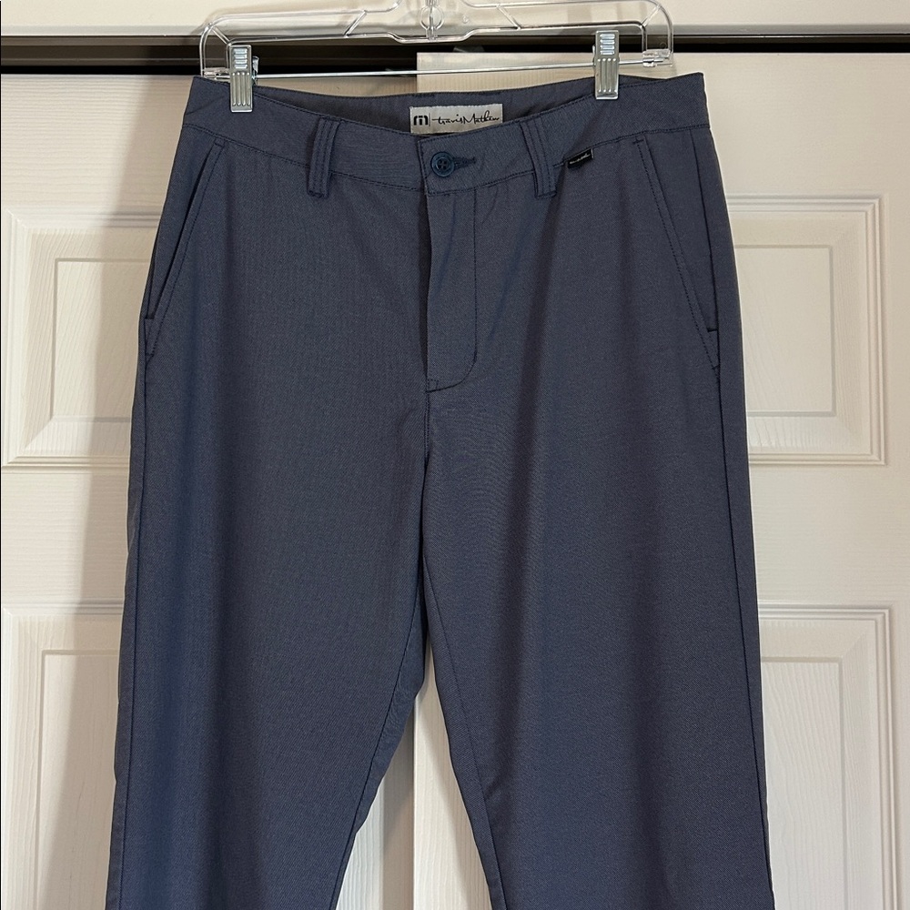 Men's Travis Matthew Blue Dress Pants Size 30 Golf